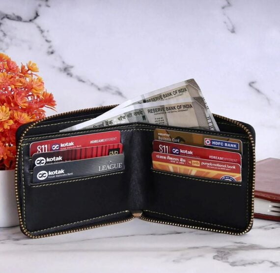 Unisex wallet with zip premium quality