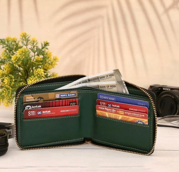 Unisex wallet with zip premium quality